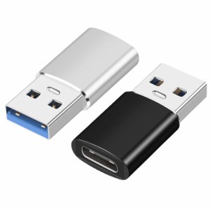 YFFSFDC USB 変換アダプタ 2個セット タイプc usb 変換 OTG対応 Type C (メス) to USB 3.0 (オス) 小型 変換アダプタ 5Gbps 高速データ転