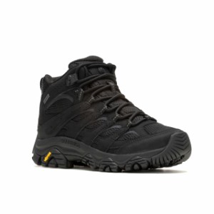 メレル ハイキングシューズ Moab 3 Synthetic Mid Gore-Tex BLACK/BLACK