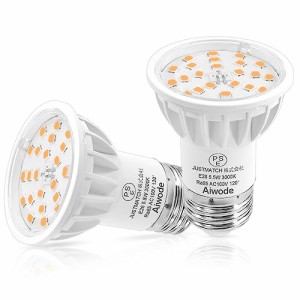 Aiwode E26 LED電球E26口金LEDスポットライト5.5W(50-60W形相当)電球色3000K非調光器対応RA＞85 広角120度 高輝度600LM E26 LED電球 PSE