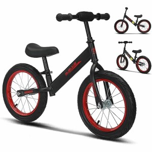 Bueuwe ペダルなし自転車 キックバイク 2 3 4 5 6 7 8歳 幼児 軽量 子供用自転車 男の子女の子 12 14 16インチ キッズバイク 高さ調節可