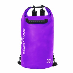 ROCK CLOUD ドライバッグ 防水バッグ ドラム型 防水ポーチ リュック 折りたたみ 軽量 5L 10L 20L 30L 40L アウトドア 海水浴 釣り ビーチ