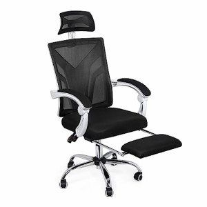 オフ ィスチェア 椅子 テレワーク 疲れない デスクチェア 事務椅子 回転椅子 無段階昇降 高通気性 360度回転 135度リクライニング 静音キ