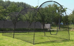 野球バッティングゲージ 野球練習用ネット 防球ネット 防球フェンス 裏庭用 室外用 頑丈 便利 収納バッグ付き 6.7MX3MX3.6M