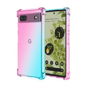 Google Pixel 8対応ケース グラデーションカバー Google Pixel 8スマホ保護カバー 耐衝撃 Google Pixel 8用クリアTPU ケース カバー Goog