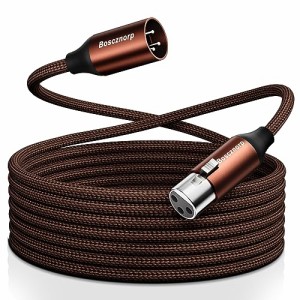 Boscznorp xlr ケーブル マイクケーブル xlrケーブル バランス接続 高耐久性コンデンサーマイク/AVアンプ/スピーカーなどの録音機器に使