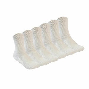 NS HEMP 麻靴下 抗菌防臭 麻ヘンプ製の快適ソックス 靴下 3足セット Medium Socks (白)