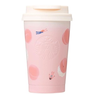 STARBUCKS スターバックス ステンレス TOGO ロゴ タンブラー ピーチ フルパラダイス 355ml ピンク ステンレス カップ形状 淡い ピンク グ