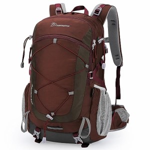 マウンテン バックパック 40L リュック 登山 ザック アウトドア 旅行用 バッグ リュックサック 防水 軽量 レインカバー付き