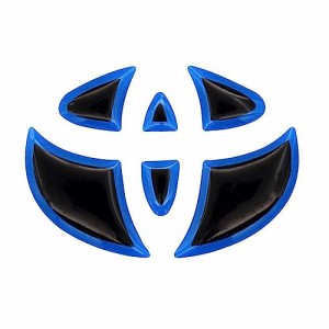 TOUFEIYUAN 互換性 トヨタ ステアリング オーナメント 3D ステッカー ヒートエンブレムシート レッド 車のスタイリングアクセサリーステ