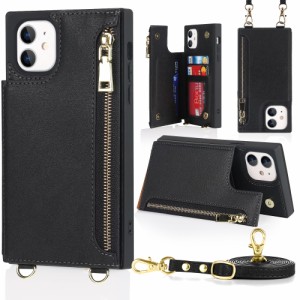 NODALA i Phone11 ケース 手帳型 背面収納 ショルダー あいふぉん11 カバー アイフォ11 ケース 財布型 いphone11 スマホケース 肩掛け 斜