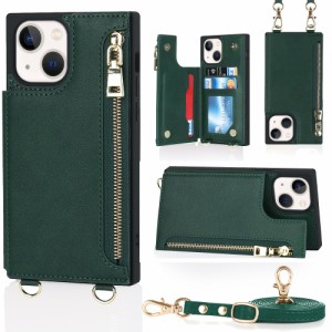NODALA i Phone 13 ケース 手帳型 背面収納 ショルダー あいふぉん13 カバー アイフォ13 ケース 財布型 いphone13 スマホケース 肩掛け 