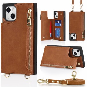 NODALA i Phone 14 ケース 手帳型 背面収納 ショルダー あいふぉん14 カバー アイフォ14 ケース 財布型 いphone14 スマホケース 肩掛け 