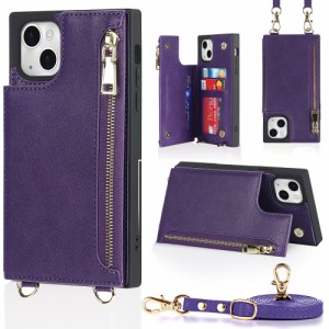 NODALA i Phone 14 ケース 手帳型 背面収納 ショルダー あいふぉん14 カバー アイフォ14 ケース 財布型 いphone14 スマホケース 肩掛け 