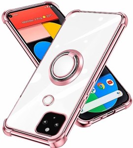 nahailun Google pixel 5a ケース クリア リング付き 耐衝撃 グーグル ピクセル 5a スマホケース ピクセル 5a ケース pixel5aケース Goog