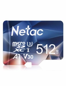 Netac Microsdカード 512GB 最大100MB/s Switchマイクロsdカード対応 microSDXC UHS-I U3 A1 V30 C10 Exfat形式 正規品認証