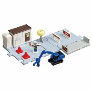 タカラトミー(TAKARA TOMY) トミカ トミカタウン どうろ工事現場 (トミカ＆情景パーツ付