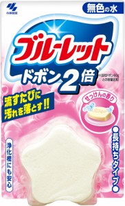 ブルーレット ドボン2倍 トイレタンク洗浄剤 無色 せっけん 120g