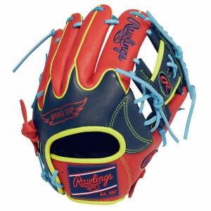 ローリングス(Rawlings) 野球 グラブ グローブ 大人用 軟式 MLBカラーシンク COLOR SYNC 内野手用 サイズ 11.25 GR4HMN52W ネイビー/ス