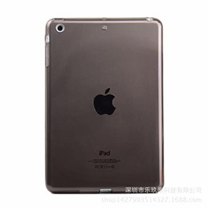 iPad Pro 9.7 インチ ブラック クリア ケース、Asgens シリコン ケース 柔軟なソフト TPU 耐衝撃タブレット コンピューター ケース iPad 
