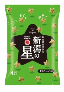 越後製菓 新潟の星 青のりしょうゆ 80g×6袋