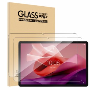 【2枚セッ】For Lenovo Tab P12 ガラスフィルム(2枚) AUDASO Lenovo Tab P12 フィルム 日本旭硝子製 強化ガラス 液晶保護フィルム 気泡防