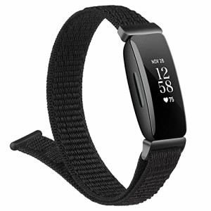 ベルト for Fitbit Inspire2 バンド Fitbit Inspire hr バンド Fitbit Inspire バンド交換バンド 交換ベルト, ソフトナイロンベルト柔ら