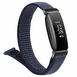 ベルト for Fitbit Inspire2 バンド Fitbit Inspire hr バンド Fitbit Inspire バンド交換バンド 交換ベルト, ソフトナイロンベルト柔ら