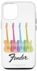 i Phone 13 Fender Multicolor Rainbow Stratocaster Rock Guitars スマホケース