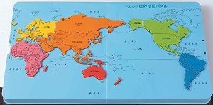 くもん出版 くもんの世界地図パズル 知育玩具 地理 おもちゃ 5歳以上 PN-22