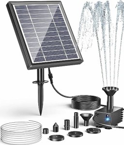 NFESOLAR ソーラー 噴水ポンプ ソーラーポンプ 屋外 噴水 ソーラー噴水ポンプ 循環 ガーデンDIY 池ポンプ 充電電池無し 太陽光充電 バー