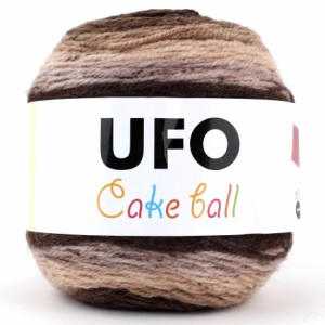 UFO Cake Ball ケーキボール グラデーションマルチカラー アクリル ウール 毛糸 200g, 350m col.14