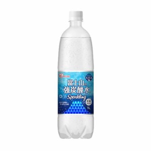 アイリスオーヤマ(IRIS OHYAMA) 炭酸水 1000ml ×15本 富士山の強炭酸水 炭酸飲料 ペットボトル 静岡県産 ケース 1L 1000ミリリットル ボ