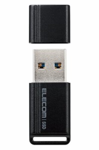 エレコム SSD 外付け 1TB USB3.2 (Gen1) 小型USBメモリ型 ブラック ESD-EXS1000GBK