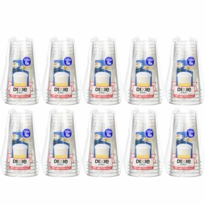 日本デキシー プラスチックコップ 透明 535ml 5個入×10個セット コールドドリンク向け プラカップ クリアカップ クリア―グラス