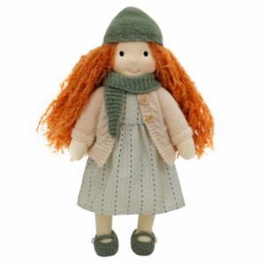 BlissfulPixie ウォルドルフ人形 Waldorf Doll 手作り人形 - Cook 30cm 柔らかい 女の子 かわいい ぬいぐるみ 子供たちに最適な人形