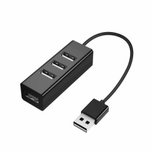 SZSL USB ハブ 4ポート USB2.0コンボハブ 超小型 バスパワー USB変換アダプター USBポート拡張 高速 軽量 コンパクト 携帯便利 1個入り