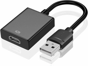KPG USB HDMI 変換アダプタ 「ドライバー内蔵」 usbディスプレイアダプタ 5Gbps高速伝送 usb3.0 hdmi 変換 ケーブル 1080P対応 音声出力 