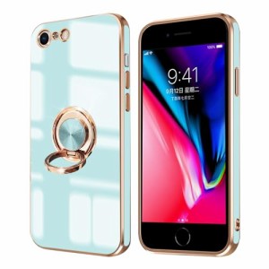 i Phone se2/se3/7/8 ケース リング付き アイフォンse2/se3/7/8 リング カバー 全面保護 スマホケース TPU 耐衝撃 スタンド機能 車載スタ