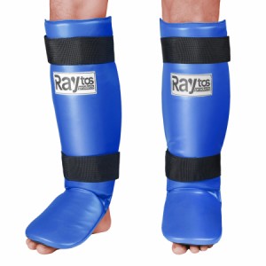 Raytos ベーシックレッグガード レガース キックボクシング 足サポーター キックボクシング レッグガード すね当て 3cm厚手インナ ー 衝