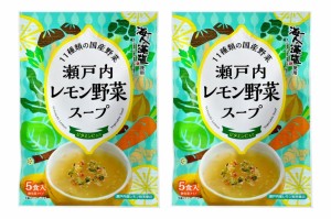 日東食品工業 スープ 瀬戸内レモン野菜スープ 42.5g(5袋)×2