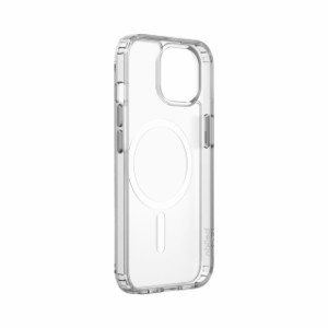 Belkin i Phone 15 Plus用クリアケース MagSafe対応 マグネット搭載 薄型 超耐衝撃 UV耐性 黄ばみ防止 ソフトTPU MSA020btCL