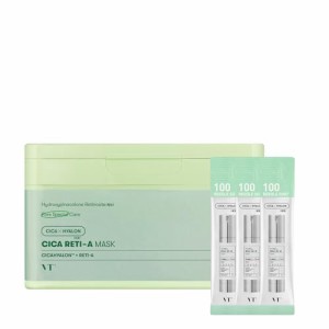 VTCOSMETICS(ブイティコスメテックス) シートマスク 5種 スキンケア 韓国コスメ シカ CICA (レチAマスク＆リードルS100(1ml)×3おまけ入