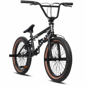 AVASTA BucchusBMX 自転車 20インチ フリースタイルBMXバイク スチール製ジャイロ機構つきペグ付属 初心者に最適 高炭素鋼フレーム 前後U