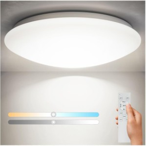 Coizabera LED シーリングライト 6畳 28W 電気 蛍光灯 3600lm 多段調光調色 照明器具 天井 led 6畳 豆電球常夜灯付き おやすみタイマー 