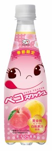 不二家 ペコスカッシュ 白桃 410ml×24本