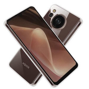 対応 AQUOS Sense7 Plus ケース シリコン 軟性 全透明 TPU seninhi sense7plus カバー TPU クリア 保護ケース シェル カバー背面 ンプロ