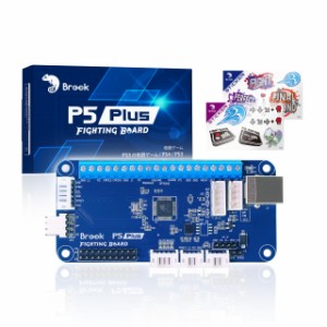 Brook P5 Plus Fighting Board with a Sticker P5プラスファイティングボード アーケードコントロー ラー用変換基板 PS5 Fighting Game/P
