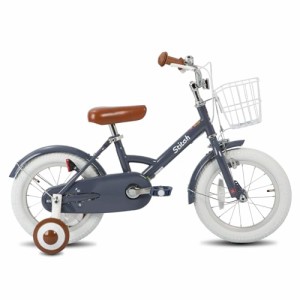 STITCH 子供用自転車 Wizard（ウィザード） 12、14、16、18インチ 前カゴ ベル 補助輪付き キッズバイク ジュニア用 バランス感覚 お祝い