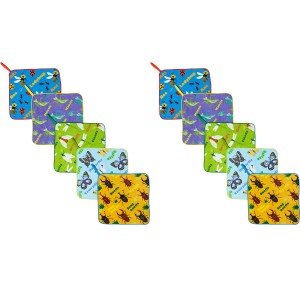 丸眞 ループタオル5枚組 2個セット ピッコリーノ わくわくインセクト 入園入学グッズ 入園入学準備 保育園 幼稚園 小学校 男の子 女の子 