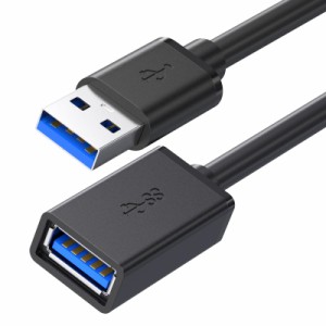 SZSL USB 延長ケーブル USB3.0 延長コード 5Gbps高速データ転送 タイプAオス - タイプAメス USBケーブル 柔らかいPVC Uディスク USB ハブ